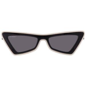 New Authentic Off-White Artemisia Dark Grey Cat Eye Ladies Sunglasses OERI042 02